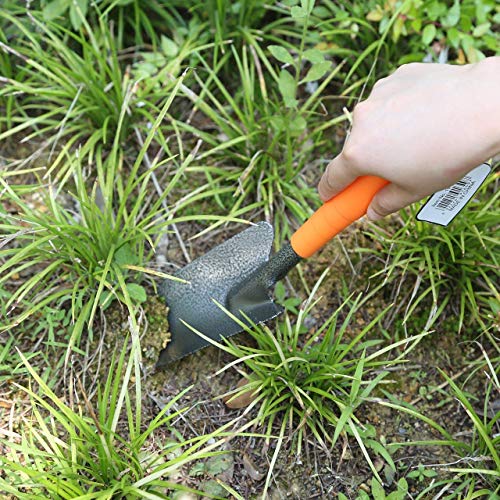 Meccion Garden Trowel, Heavy Duty Garden Shovel with Ergonomic Comfort Grip & Rust Resistant, Professional Gardening Tool for Weeding, Transplanting and Digging in Garden Beds