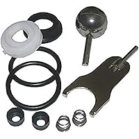 LASCO S-813-3 Brass Tub & Shower Valve Stem Replacement – Fits Eljer Model 5383 Hot And Cold Faucets