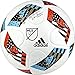adidas Performance 2016 MLS Glider Soccer Ball, White/Shock Blue/Black, 1
