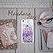 Maxdara iPhone 8 Case, iPhone 7 Glitter Liquid Women Case Tempered Glass Screen Protector Floating Bling Sparkle Luxury Pretty Protective Girls Case iPhone 6 6s 7 8 4.7 inches (Purple)