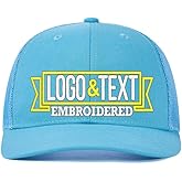 112 Trucker Cap Custom Personalized Embroider Logo/Text Dad Baseball Hats for Men & Women Strap Closure for Grandpa Gifts
