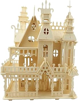 Bausatze Modell Puppenhaus Lernspielzeug Aus Viktorianischem Holz Zum Basteln Fur Kinder Handwerk Schloss Fur Erwachsene Kinder Geschenk In Miniatur Amazon De Kuche Haushalt