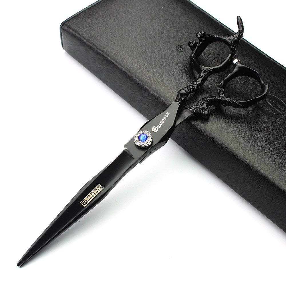 7/8-inch Personalized Scissors Salon Hairstyle Scissors Stainless Steel Hair Styling Tools (7-inch Flat Shear) โ image 1