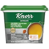 Knorr Professional Ultimate Low Sodium Vegetable Base Tubs, 16 Oz, 6 Pack | Vegetarian, Gluten Free, No Added MSG, Made with Carrots, Onions &amp; Celery, for Broths, Soups, Sauces &amp; Roasted Vegetables