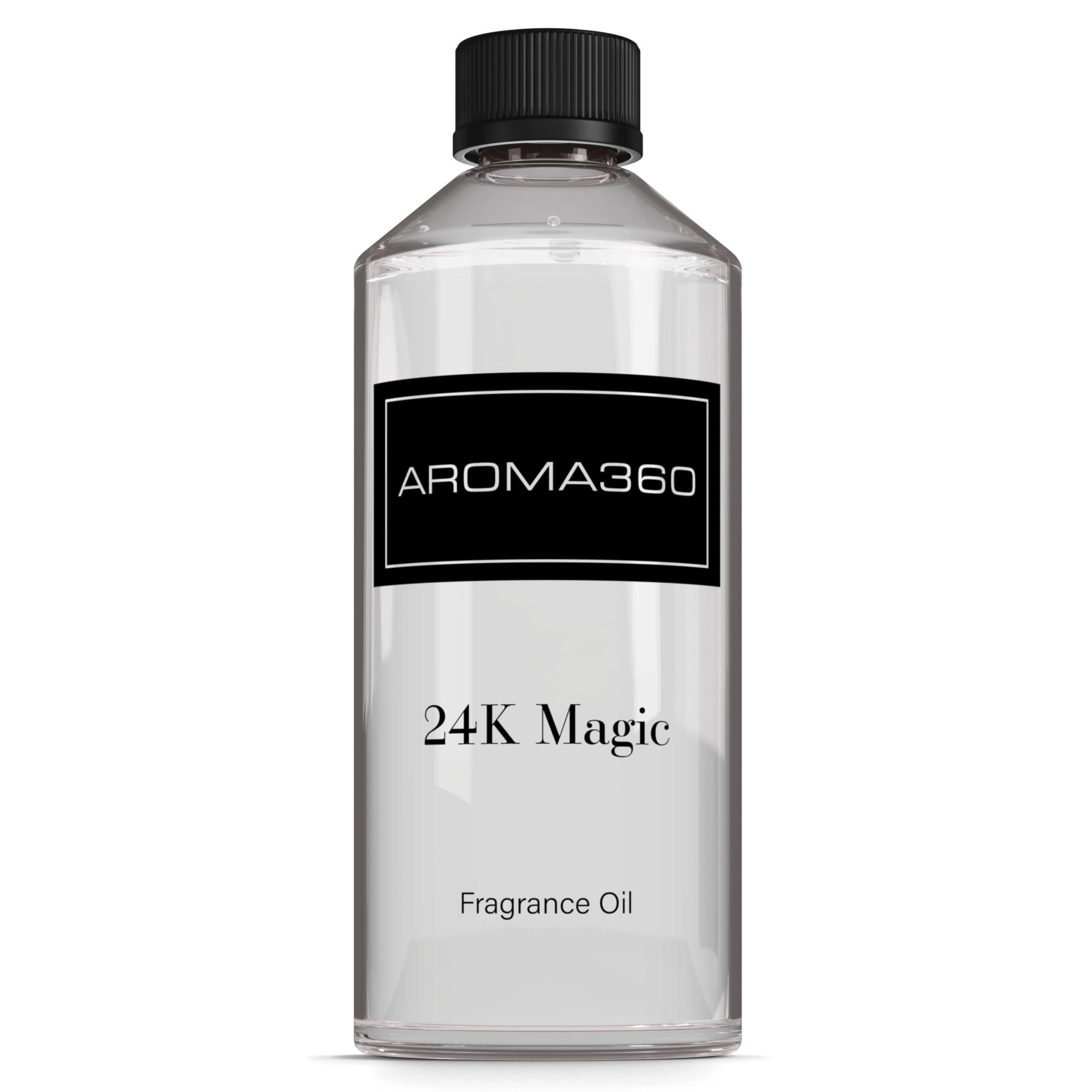 Aroma360-24K Magic Fragrance Oil Blend - 500ML | Hotel Inspired Luxury Essential Oil Diffuser | Aromatherapy Scent Diffuser Oil | Citrus Beginning of Bergamot, Lemongrass with Notes of Jasmine