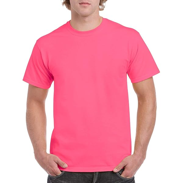 Gildan Classic Maglietta Uomo In Cotone (Indaco/Corallo, XL) - Traspirante E A Un Prezzo Fantastico