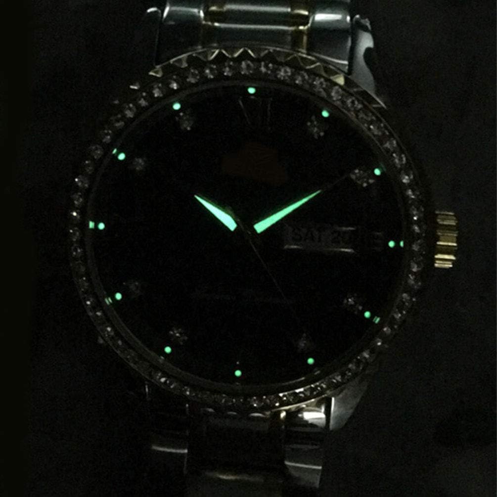 Olevs Luxury Mens Stainless Steel Goldbluewhiteblack Dial Diamond Quartz Wrist Watches Waterproof Luminous Date Day Windows Fathers Day #wrist #watch #brands #ranking Olevs Luxury Mens Stainless Steel Goldbluewhiteblack Dial Diamond Quartz Wrist Watches Waterproof Luminous Date Day Windows Fathers Day