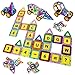 133 Pieces Magnetic Blocks,Magnetic Building Blocks Toys Set,Kuloe Kids Magnetic Toys Educational Building Tiles Blocks