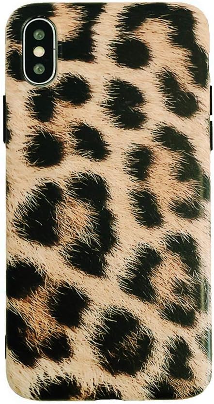 YonMeet Leopard Case for iPhone Xs MAX Classic Luxury Fashion Protective Flexible Soft Rubber Gel Back Cover Shell Casing (Pattern3, iPhone Xs MAX)