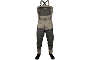Paramount Outdoors Slate Breathable Stockingfoot Full Wrap 6-Ply Fishing Chest Wader