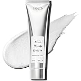 BadSkin Milk Bomb Eraser 100ml | Gentle Daily Cleansing Foam with Milk Protein Extract & AHA/BHA | Hydrating & Pore Cleansing Formula | Made in Korea