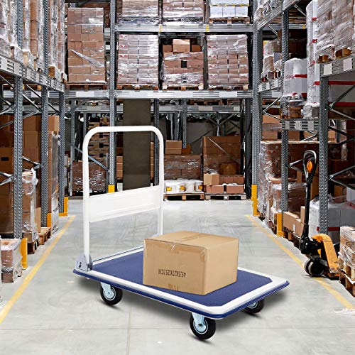 1 Goplus+Folding+Platform+Rolling+Flatbed