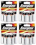 Energizer Max C Cell Alkaline Battery, 16 Batteries (4 X 4 Count Packs)