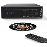 SMSL PL20 HiFi CD Player for Home, CD Ripper, Bluetooth Car CD Players, 2*CS43131 Chip, USB Drive/Bluetooth Input RCA/BT/3.5mm/4.4mm Balanced/Optical/Coaxial Digital Output, Black
