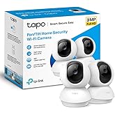 Tapo 2K Pan/Tilt Indoor Security WiFi Camera, 2 Pack, Baby & Pet Camera w/ 360° Motion Tracking, 2-Way Audio, Night Vision, C
