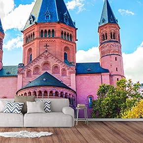 Wall Murals for Bedroom Dream Castle Large Removable Wallpaper Peel and Stick Wall Stickers - 66x96 inches
