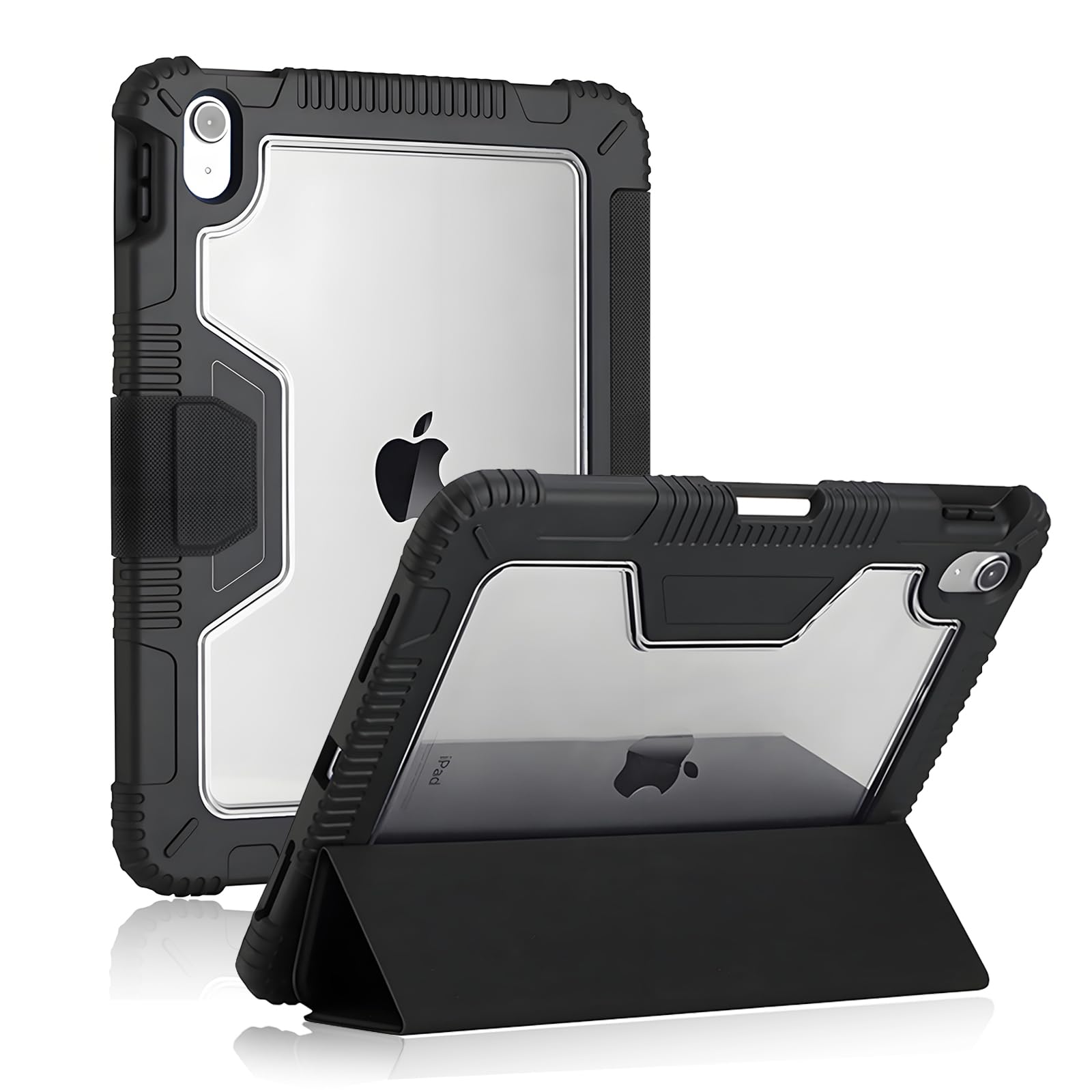 Photo 1 of ZEERSIDEND for iPad (A16) 11th Generation 11-inch 2025 Case/iPad10th 10.9 Inch 2022 Case?Heavy Duty Shockproof Rugged Cover?Support Auto Sleep/Wake,(Black)