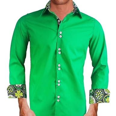 Mens St Patricks Day Dress Shirts