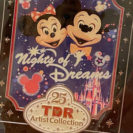 Amazon ピンバッジ実写ミキミニディズニー25周年 バッジ ホビー