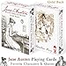 Prospero Art Jane Austen Playing Cards - Gold Back Deck
