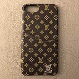 Wallet Leather Case Luxury Fashion Designer Monogram Pattern Inspired Compatible for iPhone 8 Plus 7 Plus