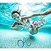 WOTOW Pool Toy Dive Rings, Underwater Swimming Toy for Kids Summer Pool Water Game 4 Piece Plastic Diving Rings Dive Training Gift for Boy Girl Students Recreation Play Assorted Colors (Multi-Color)