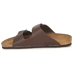 Birkenstock Men's Mules Sandals, Dark Brown, 8 Narrow