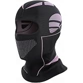 Mech-Style Ski &amp; Motorcycle Mask-Helmet Balaclava,Full Face with Vent Holes | Nose-mouth vent holes, anti-stuffiness, elastic snug fit, lightweight warm, helmet &amp; goggle compatible, multi-style wearable