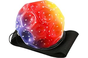 Wrist Return Ball Trainer - Rebound Exercise Ball with Adjustable Strap | x Returning Moon Balls - Easy to Grip Improves Hand