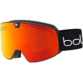boll&eacute; - NEVADA NEO, Black Matte, Sunrise Cat 2 &amp; Light Vermillon Blue Cat 1, Medium-Large, Goggles, Unisex, Adult