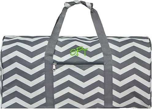 chevron duffle bag