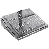 Decksaver DSP-PC-X32COMPACT Protective Cover for Pro Behringer X32 COMPACT | Smoked Polycarbonate Shell, Guards Faders, Knobs &amp; Switches, Dust, Liquid &amp; Impact Protection, Cables Stay Connected