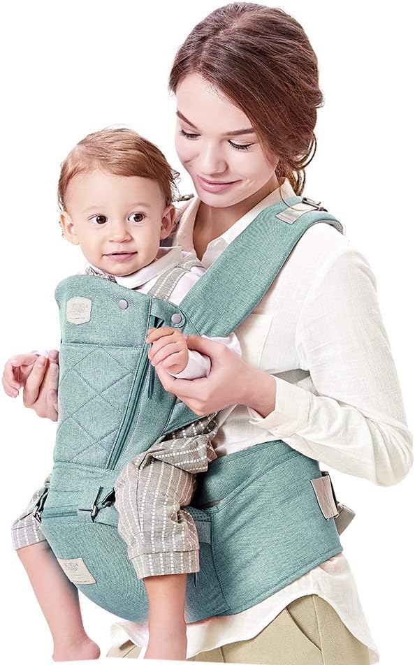 Maydolly Baby Carrier, Baby Carrier with Seat(Blue)