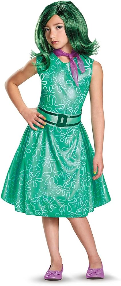 Disguise - Inside Out Disgust Classic Girl's Costume
