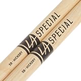 ProMark LA Specials 5B Hickory Drum Sticks 16in Nylon Oval Tips 3 Pairs view 3
