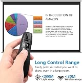 VOVIGGOL USB & Type-C 2 in 1 Wireless Presenter Clicker 2.4GHz PPT view 4