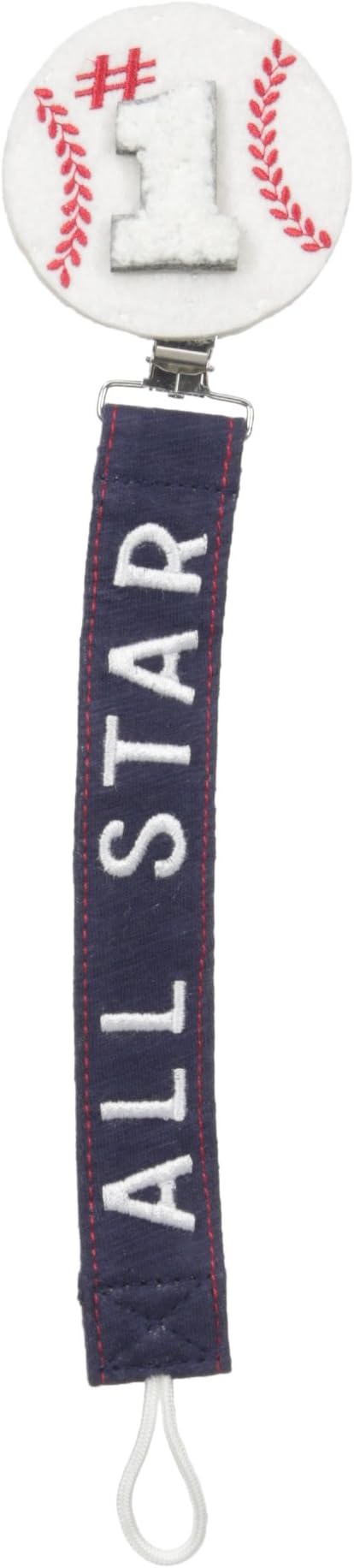 Mud Pie Baby Boys' Pacifier Clip