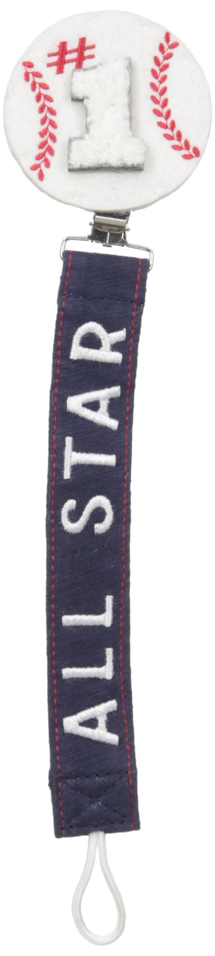 Mud Pie Baby Boys' Pacifier Clip