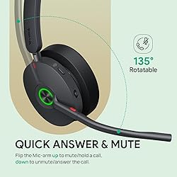 Yealink BH74 ANC Wireless Bluetooth Headset with