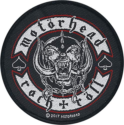 Motorhead Rock And Roll Biker Patch Art Heavy Metal Music Woven Sew On Applique