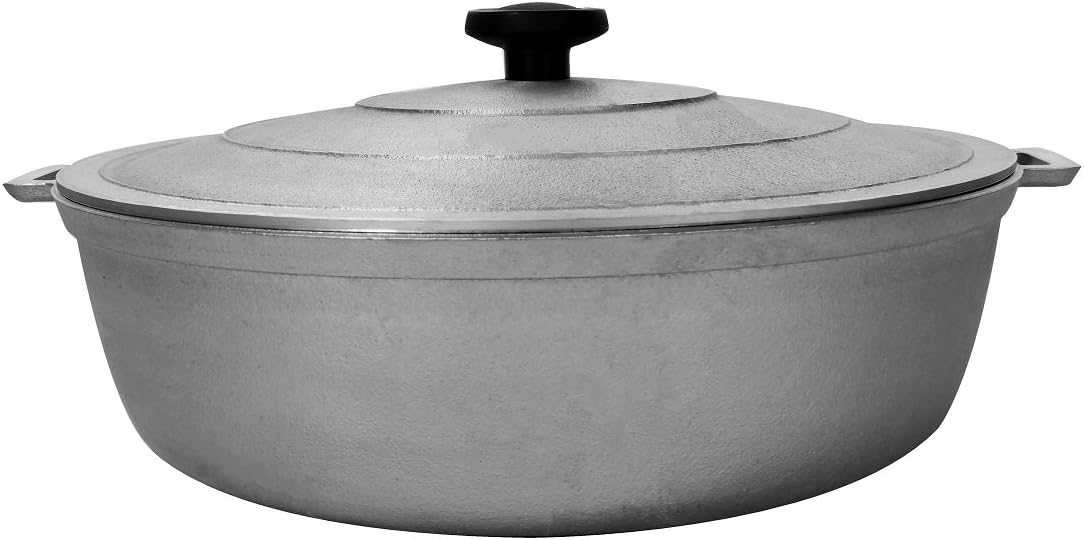 UNIWARE 990028U Super Quality Aluminum Caldero,Dutch Oven,5 QT, Silver