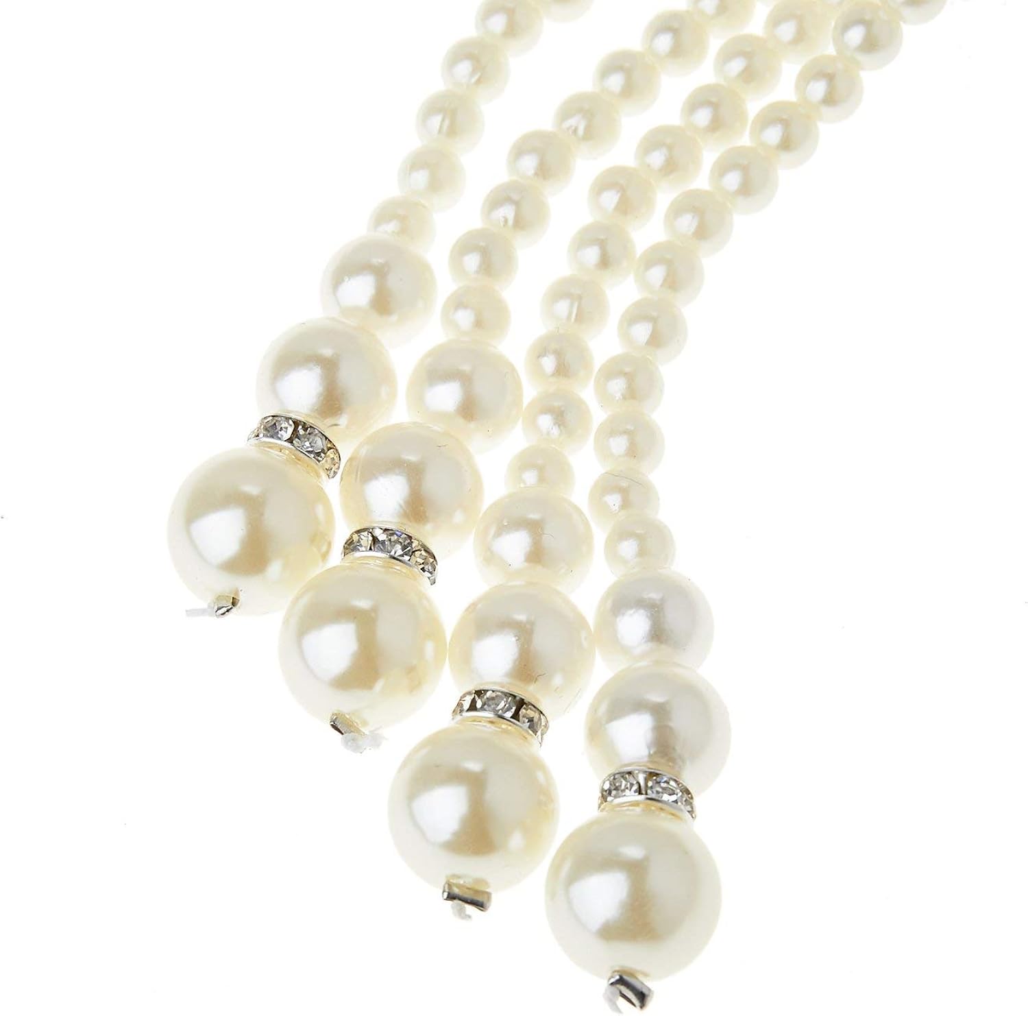 1920s Great Gatsby Accessories Set for Women,Costume Flapper Headpiece Headband,M1: Clothing