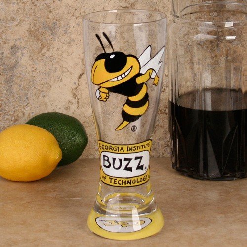 NCAA Tech Yellow Jackets HandPainted 22oz