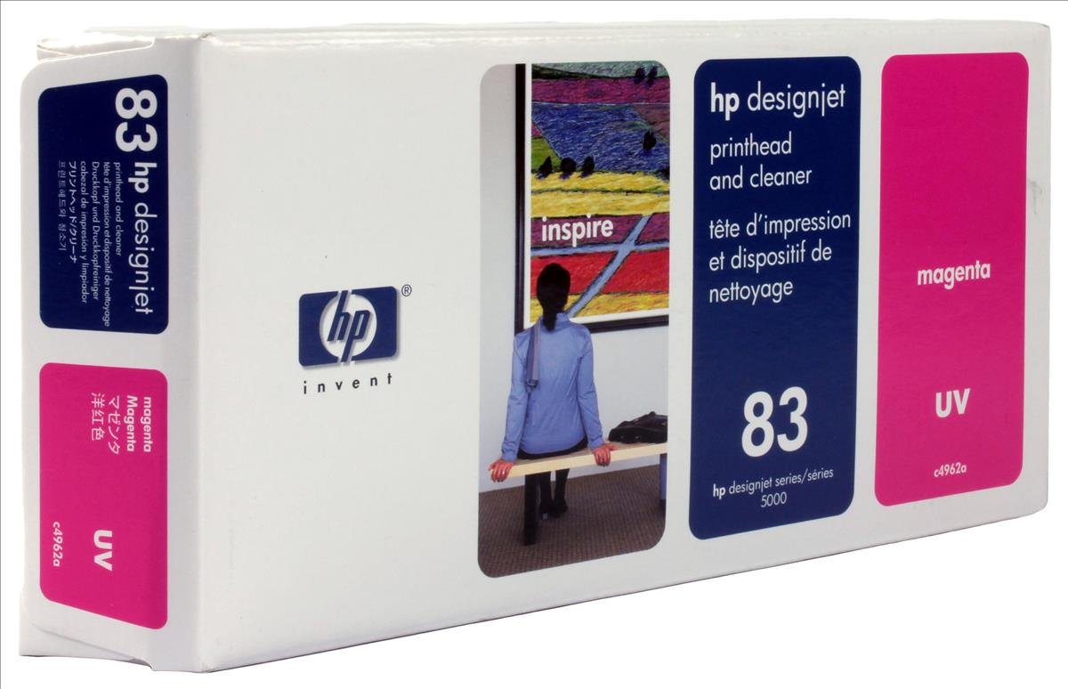 HP C4962A Print Head + Cleaner No 83 Magta