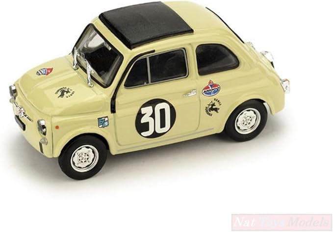 Amazon Blum 1 43 フィアット 500 Tv ジャンニーニ 66 カリ カップ 30 Monza Zanetti ミニカー ダイキャストカー ホビー