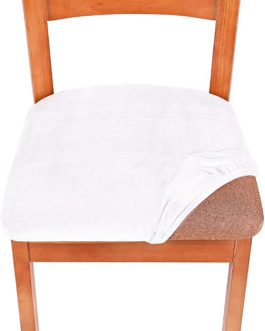 Fundas de Asiento de Silla de Comedor de Terciopelo cdhgsh Fundas de