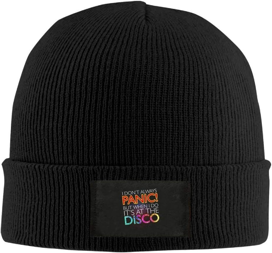 Skull Ha Men Winter I Don't Always Panic But When I Do It's at The Disco