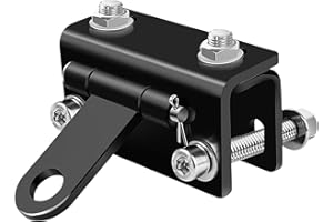 Universal Snowmobile Bumper Hitch, Heavy Duty Steel Trailer Towing Hitch Compatible with Ski-Doo, Polaris, Arctic Cat, Yamaha