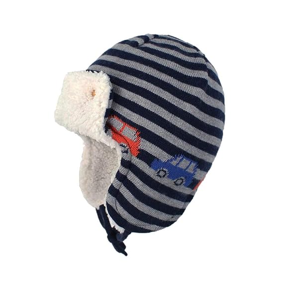 baby winter hat with chin strap