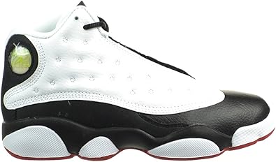 jordan 13 black and white red